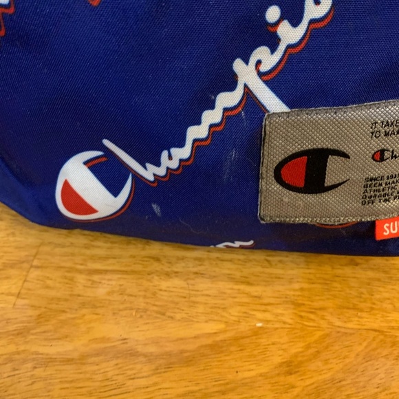 Super Size Champion Blue Backpack with Iconic Logo Design - Picture 5 of 15